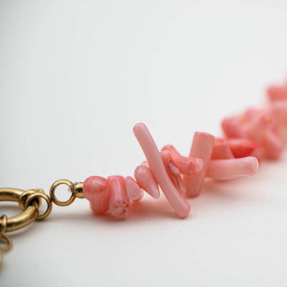 Pinky Bamboo Necklace